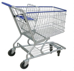 Cestini della spesa resistenti di spiegamento del cavo dei carretti del supermercato sulle ruote