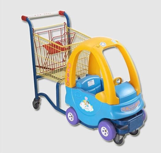 Inoxidable Plastic Shopping Trolley Kids Shopping Carts Galvanised