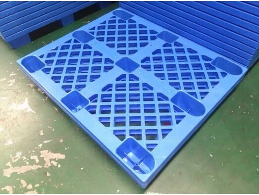 4 Way HDPE Plastic Storage Pallet For Variour Industries Lightweight Structure