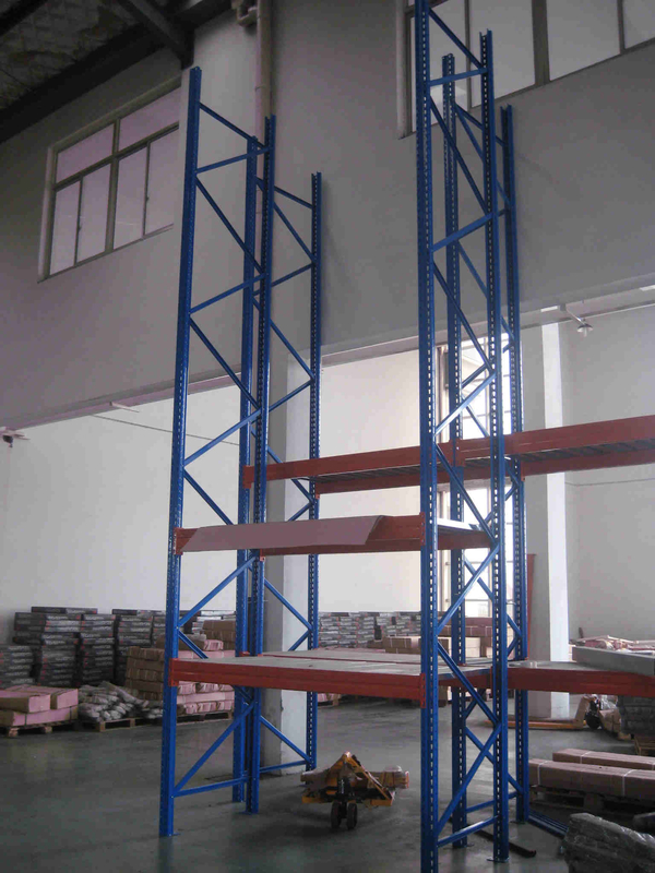 Heavy Duty Warehouse Storage Racks Stocking Iron Rack With Knockdown Structure